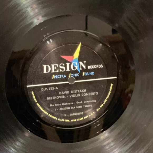 Violin Concerto (Vinyl, 1957) Design Records DLP 122 VG+ LP Record Album - Picture 6 of 8